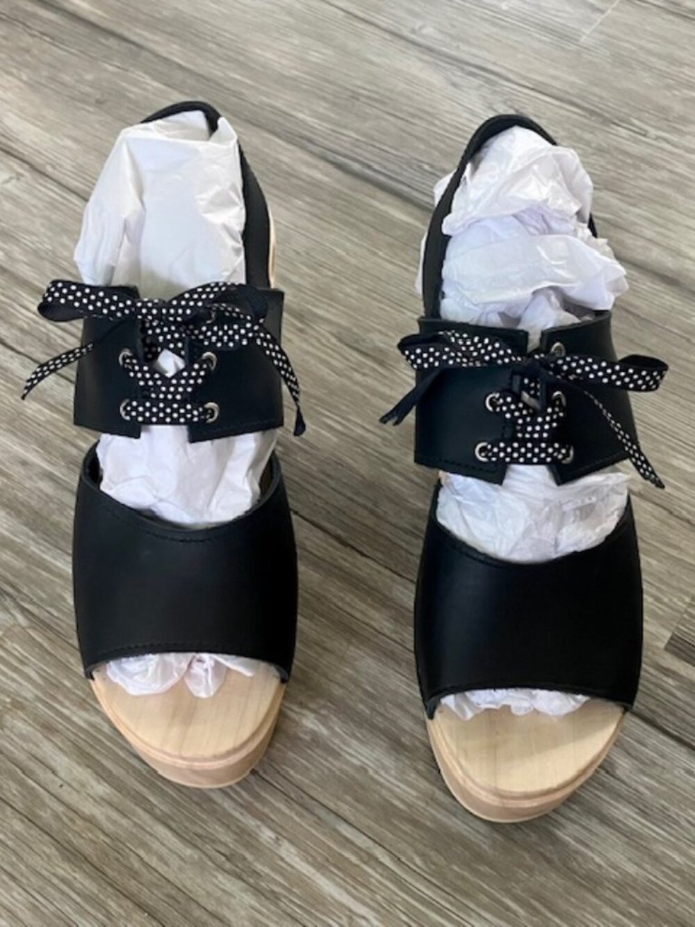Loeffler Randall & Sven Heart lr Kaysa Heeled Clog Shoes size EU 40, US 9